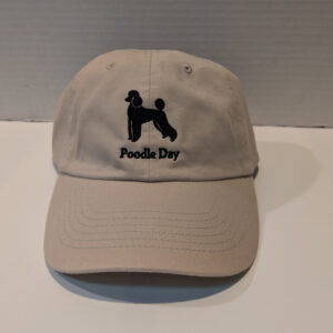 Poodle Day Hat with Standing Poodle