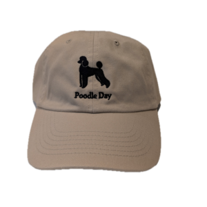 Poodle Day Hat with Standing Poodle