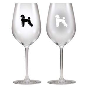 Poodle Wine Glasses